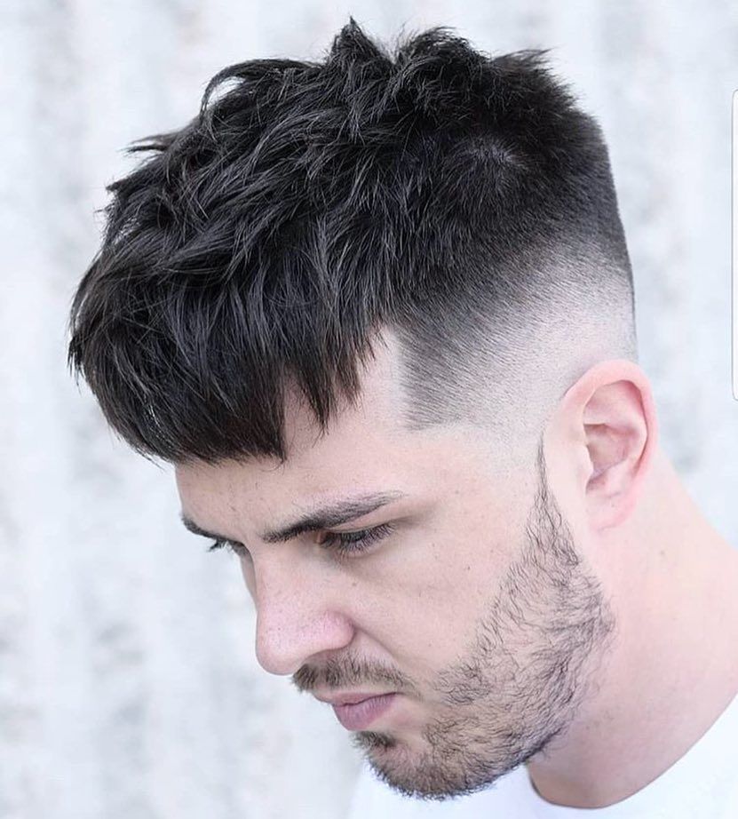 The Textured Mid Fade Cut
